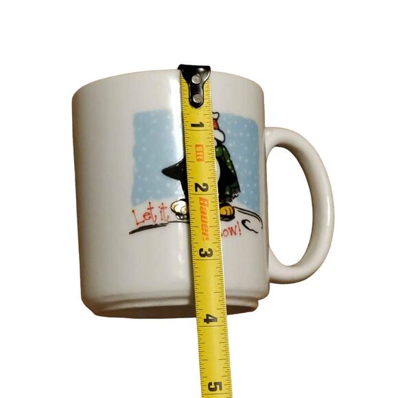 Coffee Mug Penguin Let it Snow 3.75" - Picture 7 of 8